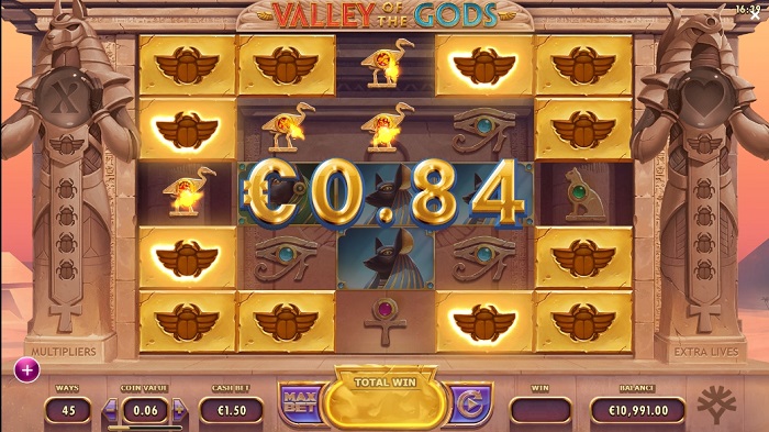 Valley of the Gods Slots Yggdrasil