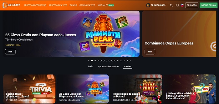 Bonos y promociones de Betano Chile Bonos y promociones de Betano Chile