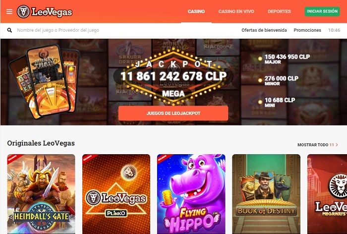 Casino online en LeoVegas