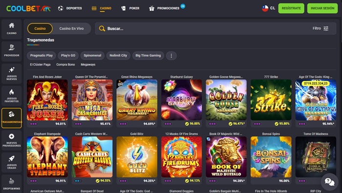 cómo depositar en Coolbet tragamonedas